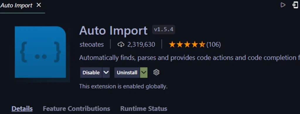 Auto Import