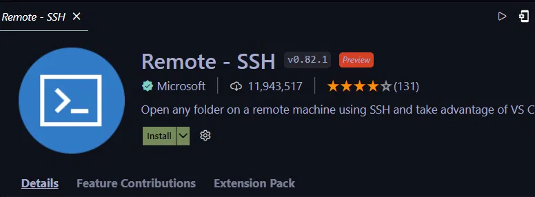 Remote — SSH